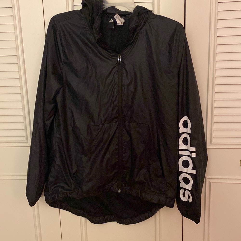 Zip up adidas rain jacket!